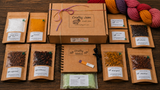 Natural Dyeing 'Experimenter's' Starter Kit for Natural Fibres 300g 6 dyes Inc. book