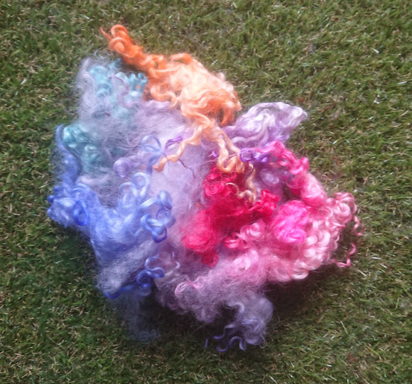 Bargain 2nds, Mixed Coloured Curly Locks