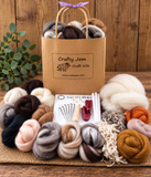 Natural 3D Animal Needle Felting & Textures Starter Kit