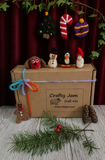Make your own Christmas Decorations Kit with Quick Felting Batts - Boxed