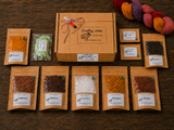 Natural Dyeing 'Experimenter's' Starter Kit for Natural Fibres 150g, 6 dyes