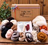 Natural 3D Animal Needle Felting & Textures Starter Kit -Boxed