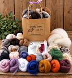 Natural 3D Animal Needle Felting Bumper Starter Kit