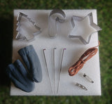 Make your own Christmas Decorations Kit with Quick Felting Batts - Boxed