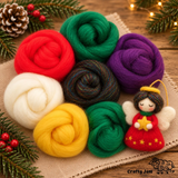 Felting Wool - Christmas Sparkle