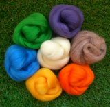 Felting Wool- Spring/Easter Tones