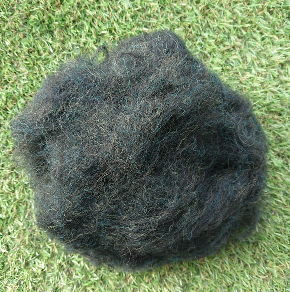 Needle/Wet Felting Black Mix Core Wool 3D Projects 25 g -1 kg