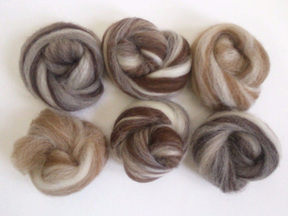 Felting Wool- Naturals Blended Collection