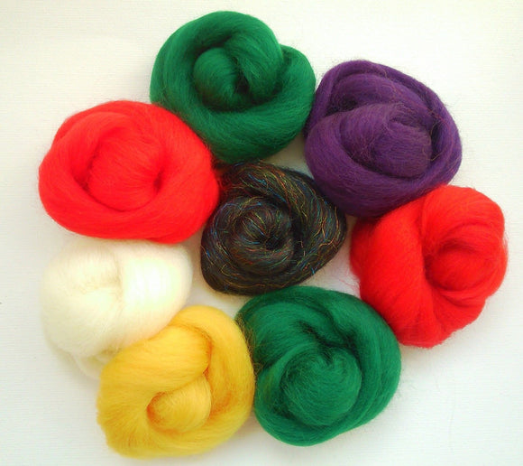 Felting Wool - Christmas Sparkle