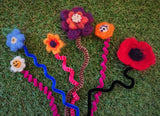 Spring Flower Brooch & Patch Art Deluxe Needle Felting Kit - Boxed