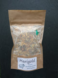 Natural Marigold Flowers Yellows & Greens