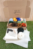 Painting with Wool, Needle Felting 2D Nature Landscape Starter Kit