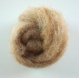 Felting Wool- Pink flesh tones and textures mix