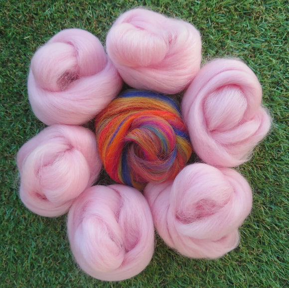 Felting Wool - Rainbow Unicorn